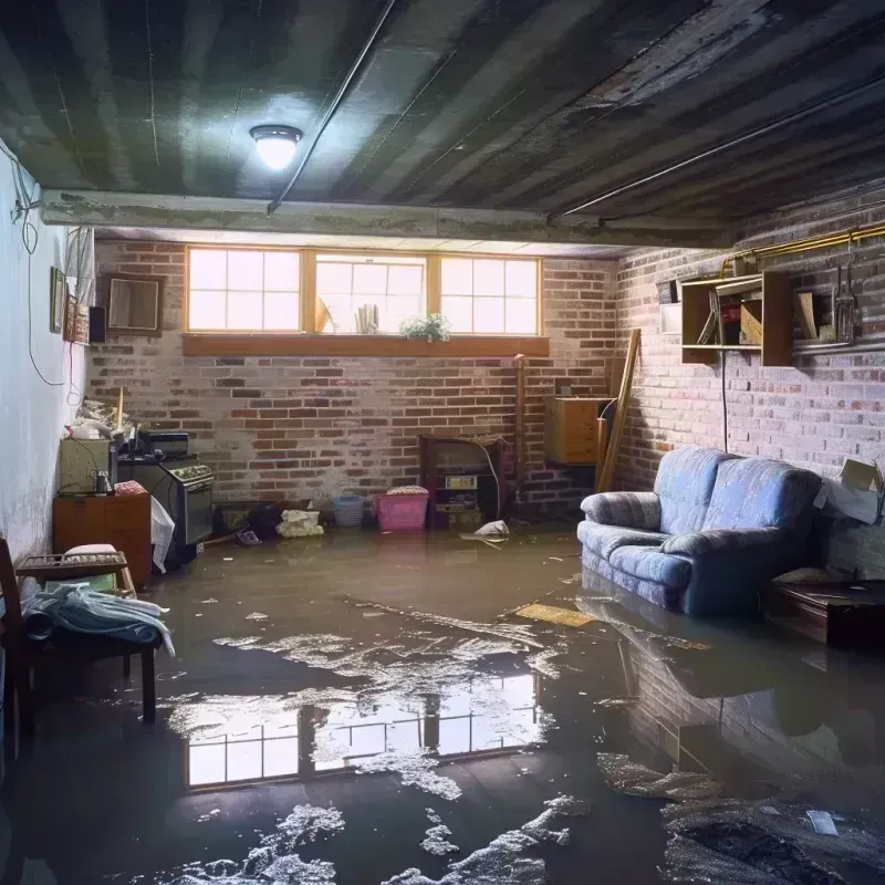 Flooded Basement Cleanup in Oakland, ME